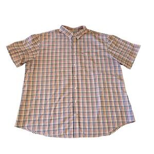 Izodโ Men's Multicolor Short Sleeve Button Down Shirt Sz 3XL